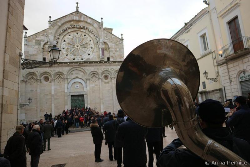 Alloggio Cattedrale Troia Buitenkant foto